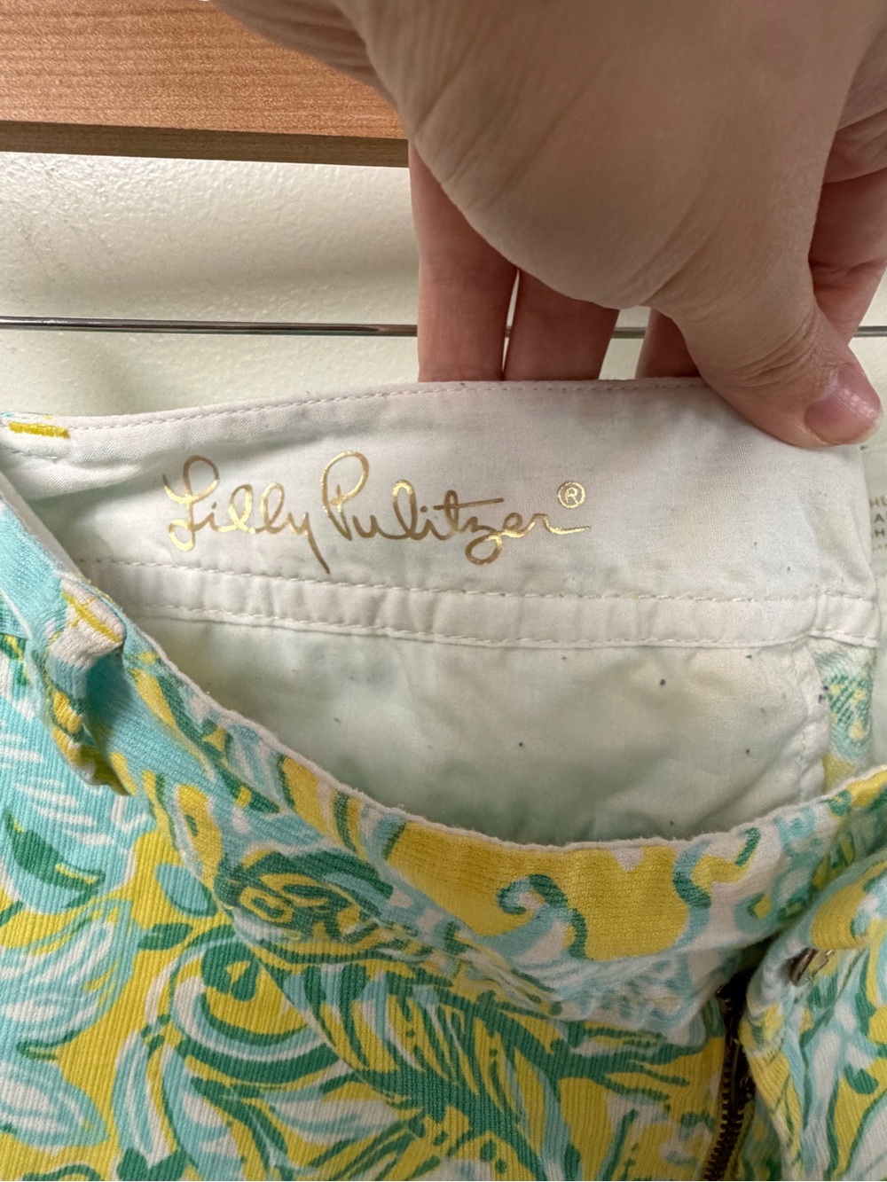 Lilly Pulitzer Callahan Shorts Dandelion Yellow Beach Gypsies Size 12 - Picture 5 of 6